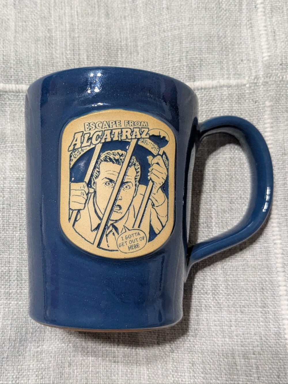 Deneen Pottery Escape From Alcatraz Ceramic Mug